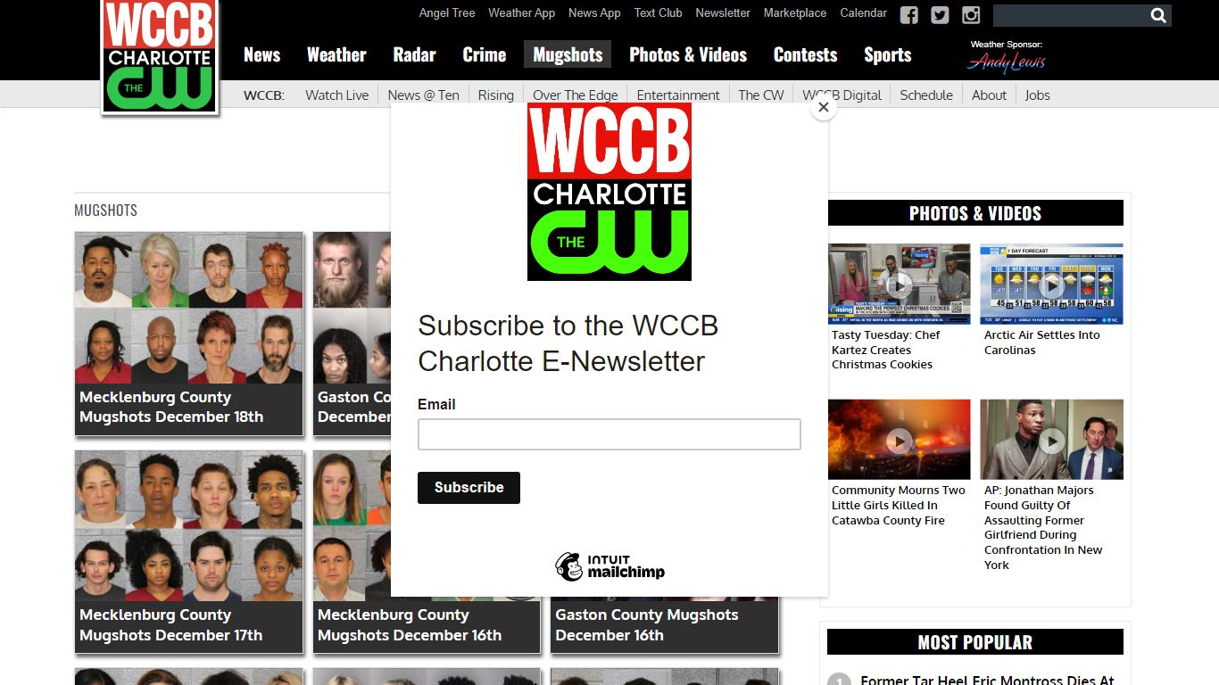 Mugshots - WCCB Charlotte's CW